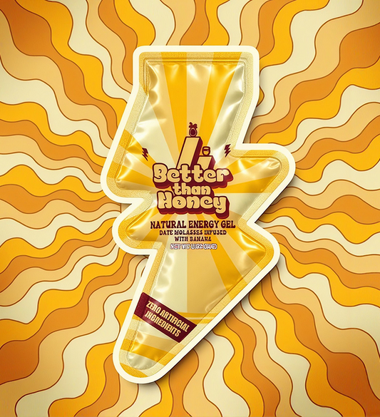 Date Syrup Energy Gel infused with banana powder (Twelve Pack)