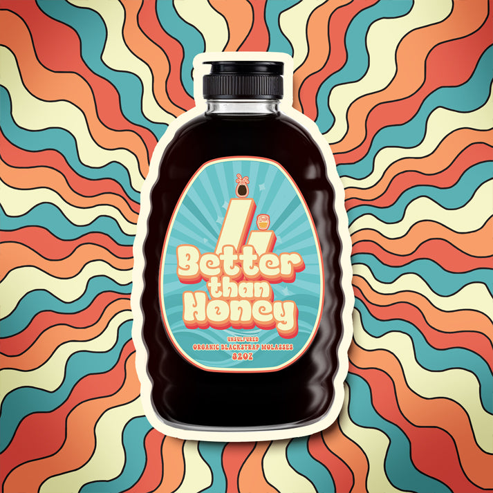 Better Than Honey organic blackstrap molasses bottle natural sweetener